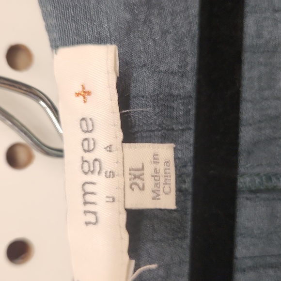 Umgee long layered top green 2XL EUC tub 3 - Picture 2 of 5